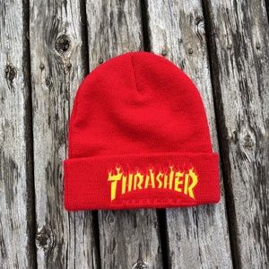 Red Flame Beanie 